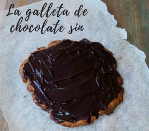galleta de chocolate sin gluten